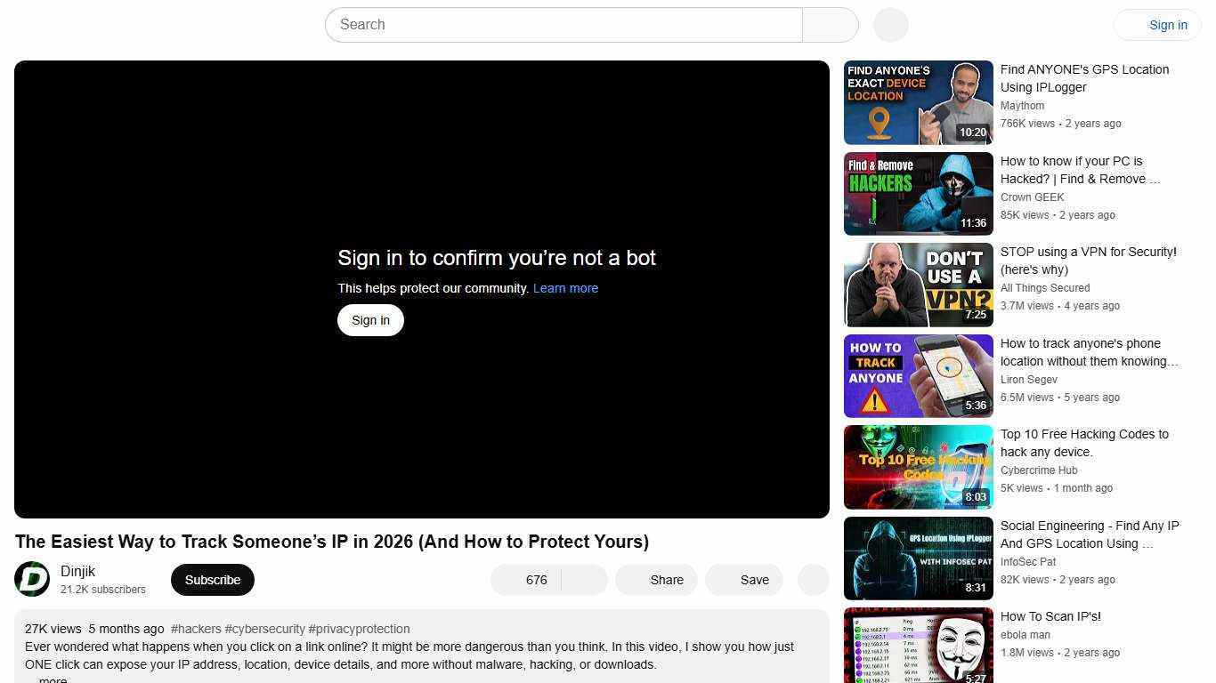 The Easiest Way to Track Someone’s IP in 2026 (And How to Protect Yours) - YouTube